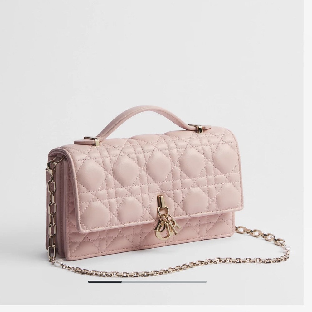 Dior Powder Pink Cannage Lambskin Bag - Picture 5 of 10